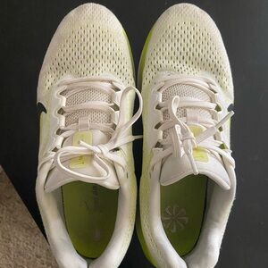 Nike Women's Running Shoes in Cream and Lime